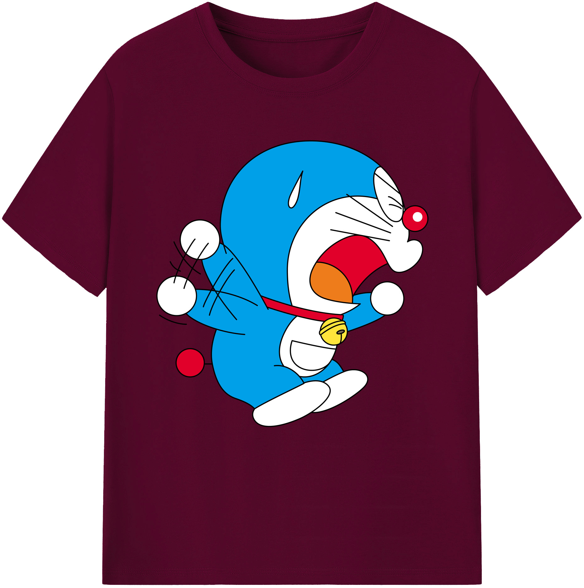 （画像用） ドラえもん Doraemon レディースカジュアルプリントTシャツ（綿100％）